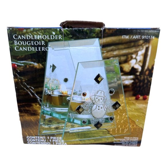 🌸4/$20🌸 NEW Christmas Themed Candle Holder - Picture 1 of 8